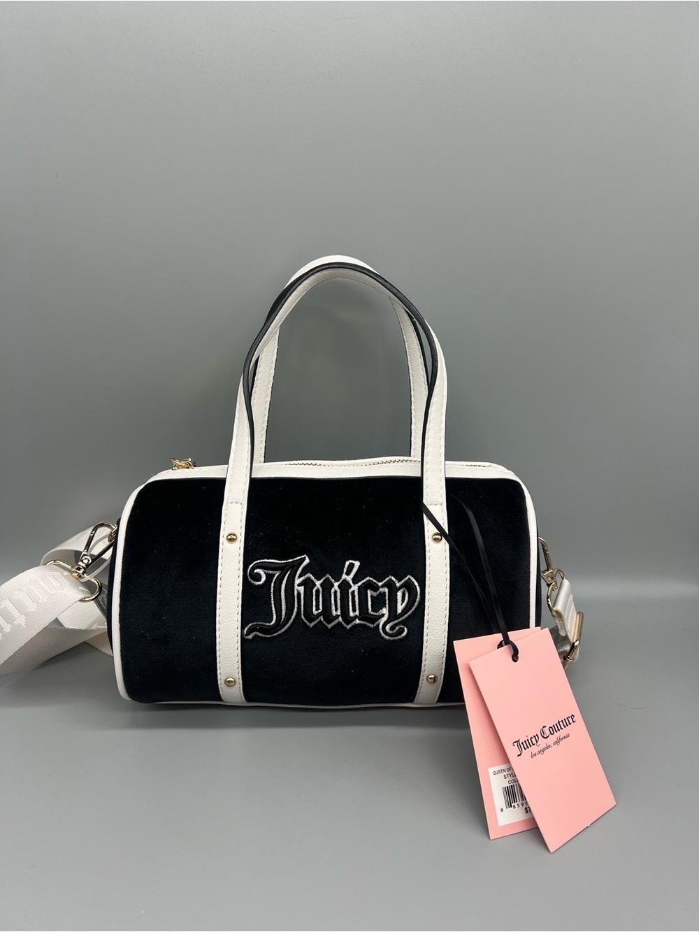 Juicy couture queen of everything barrel bag purse